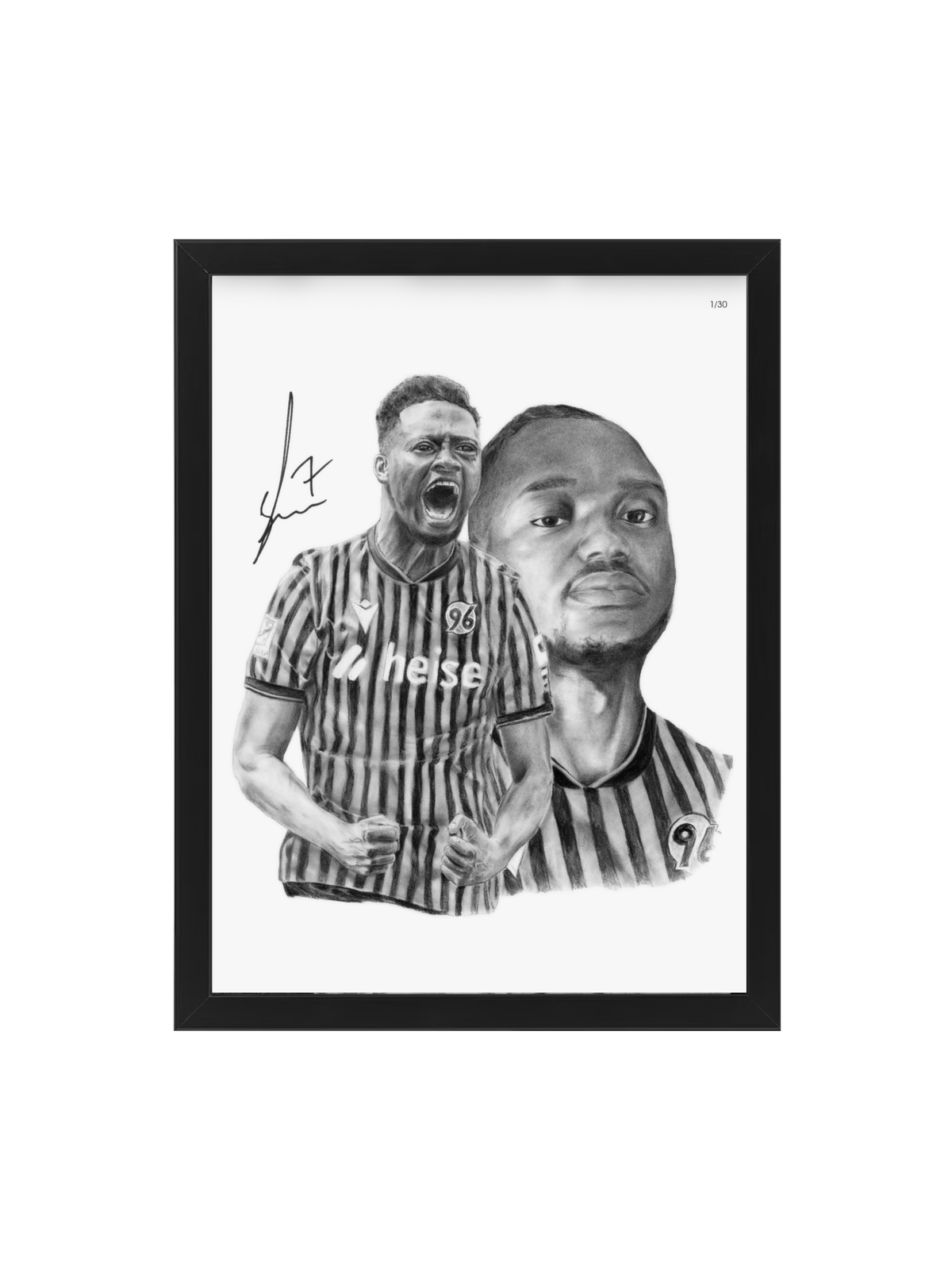 Mustapha Bundu 1 of 30 Signature FameFrame